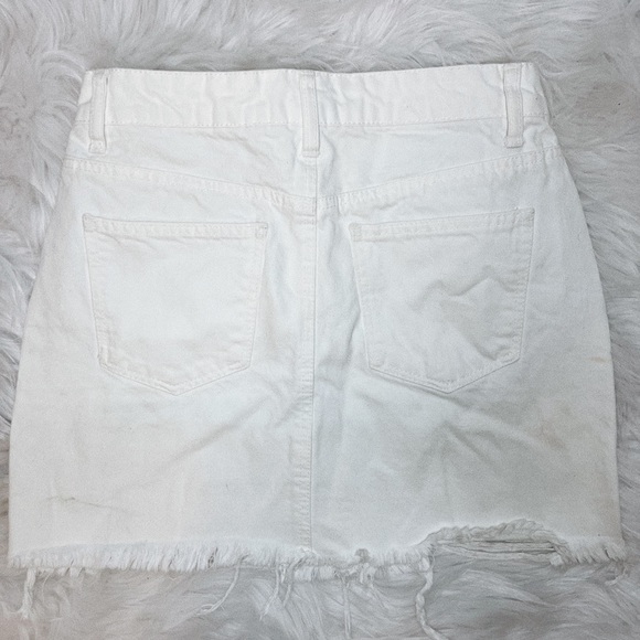 Forever 21 White Denim Skirt - Picture 3 of 4